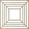 Ekena Millwork Raven Wood Fretwork Pierced Ceiling Medallion, Birch, 26"OD x 9 1/2"ID x 1/4"T CMWP26X26X0250RABI - alternate 3